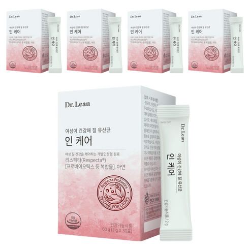 닥터린 인케어 유산균, 60g, 5개