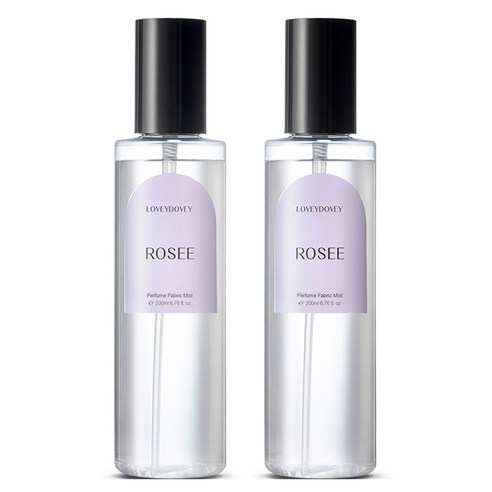 loveydovey 섬유향수, 로제, 200ml, 2개