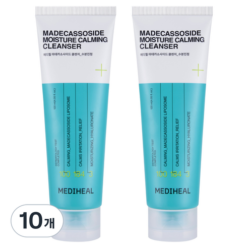 메디힐 마데카소사이드 수분 진정 클렌징폼, 120ml, 10개