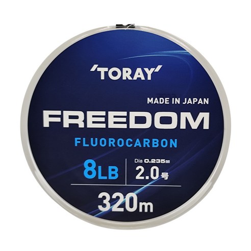 TORAY 東麗 FREEDOM 日本製 高感度耐磨耗軟線 卡夢線 碳素線 碳纖線, 透明, 1個 - 線/魚鉤/浮標 | 酷澎