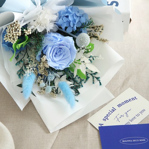 뷰티풀데코센스 후기 - 핑크 톤 꽃다발