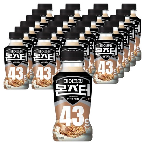 테이크핏 몬스터 고소한맛, 350ml, 24개