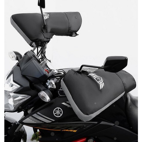 오토바이 핸들 토시 워머 + 투명커버 이미지 3