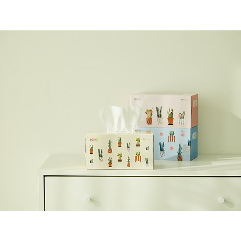 코멧 프리미엄 부드러운 천연펄프 미용티슈 280매, 3개 솔직 후기 | 실사용자 리뷰 분석 - 상품 이미지 2