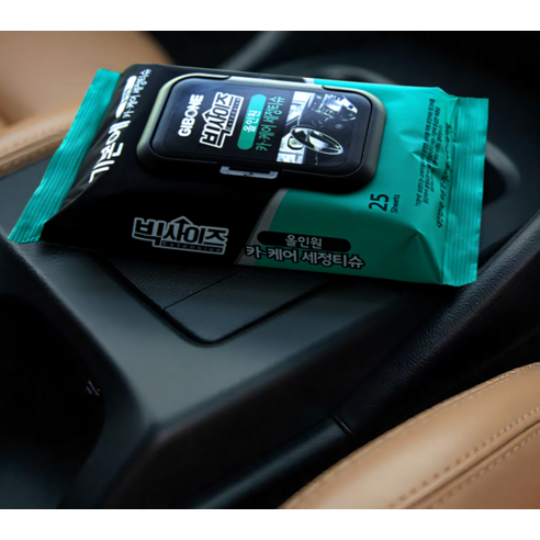 기본에 빅사이즈 올인원 카 케어 세정티슈 이미지 2
