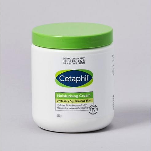 세타필 모이스춰라이징 크림의 보습 기능 설명 이미지, 건성 피부 필수템