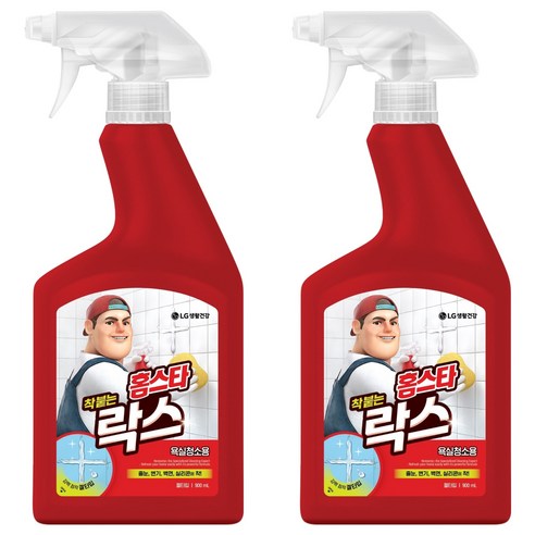 홈스타 착 붙는 락스 스프레이, 900ml, 2개