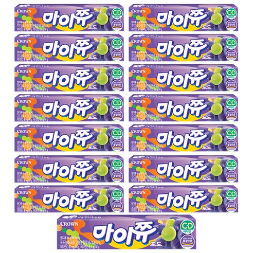 마이쮸 포도, 44g, 15개