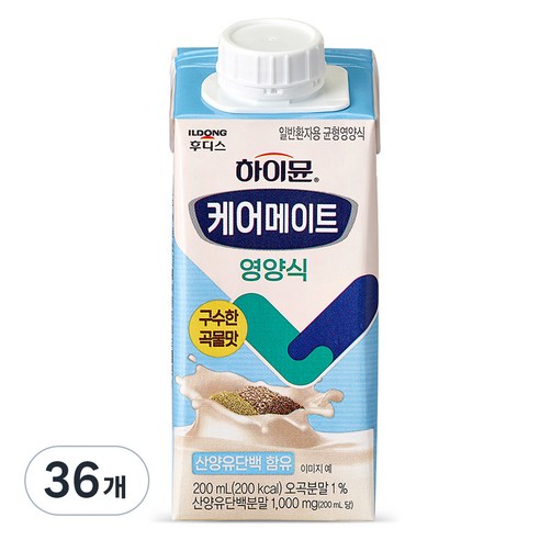 하이뮨 케어메이트 균형 영양식 200ml, 36개 솔직 후기 | 실사용자 리뷰 분석 썸네일
