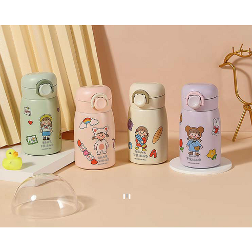 푸코 베어 프렌드 원터치 보온병 솔직 후기 | 실사용자 리뷰 분석 - 상품 이미지 4