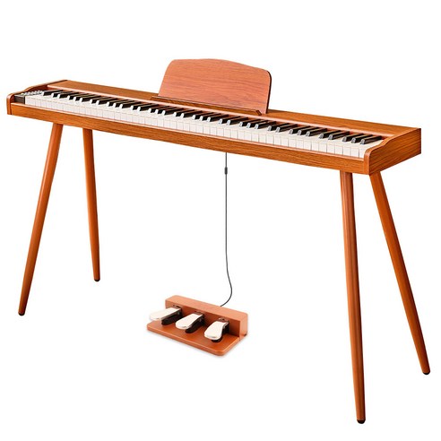 토이게이트 교습 입문용 해머 스타일 88건반 전자 디지털 피아노 스탠드 트리플 페달 MIDI 케이블 건반 음표 스티커