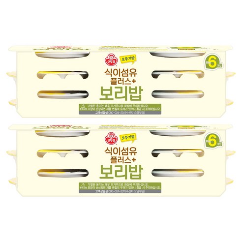 오뚜기 식이섬유플러스 보리밥, 130g, 12개
