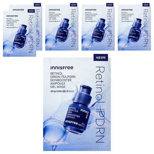 이니스프리 레티놀 그린티 PDRN 스킨부스터 앰플 겔 마스크 25ml 솔직 후기 | 실사용자 리뷰 분석 썸네일