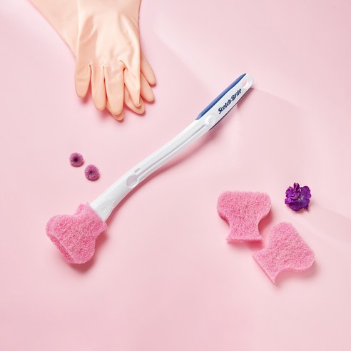 스카치브라이트 향기톡톡 크린스틱 플러스 후기 분석 - 리필 수세미 상세