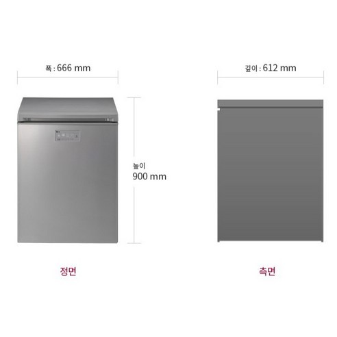 LG전자 디오스 김치톡톡 128L 뚜껑형 1도어 김치냉장고 방문설치 이미지 4