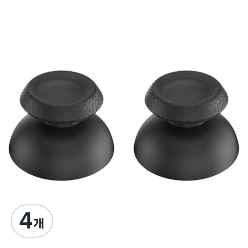 스페이스쉴드 PS5 듀얼센스 호환 게임 컨트롤러 수리 부품 아날로그 스틱, 블랙, 4개
