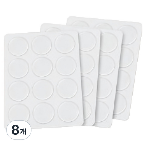 도트 나노 양면테이프 30mm 12p, 투명, 8개 - 양면테이프