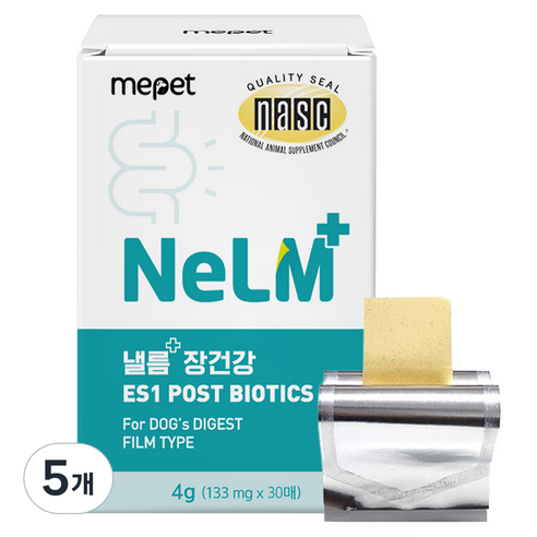 미펫 강아지 낼름 영양제, 4g, 5개, 장건강/유산균