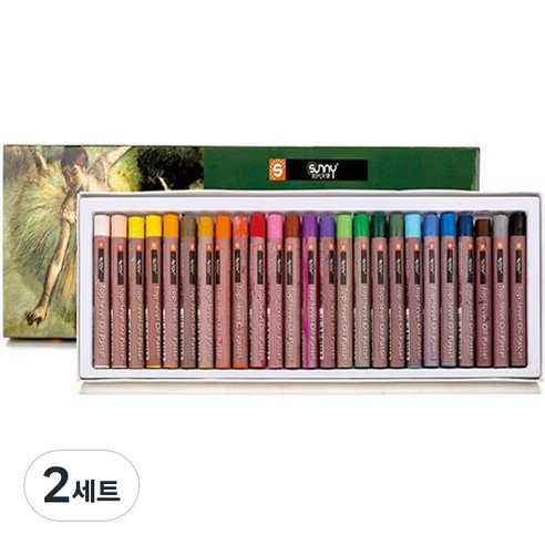엔젤 오일 파스텔 06 TOP 세트, 2세트, 25색