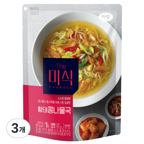 더미식 황태콩나물국 350g × 6개