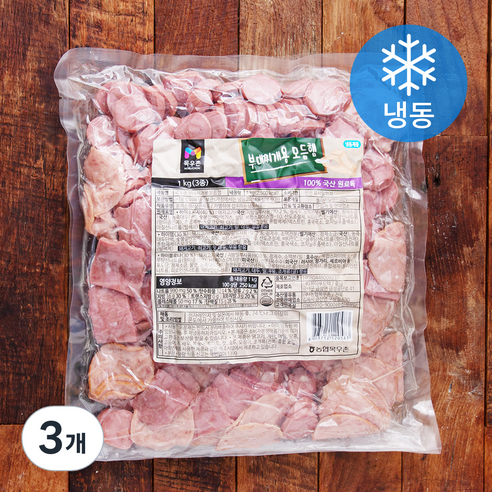 목우촌 부대찌개 모듬햄 (냉동), 1kg, 3개