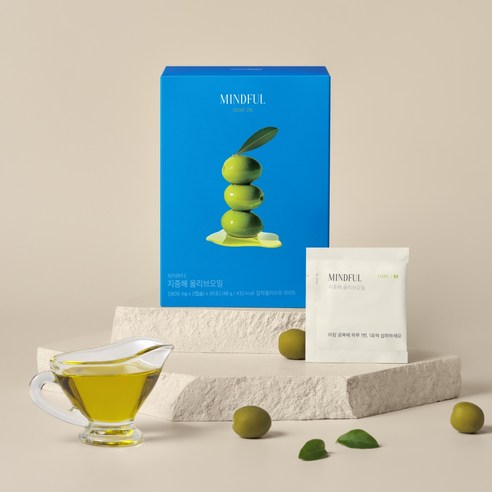 푸드올로지 정품 마인드풀 지중해 올리브오일 캡슐 30회분, 1개 실사용 후기 | 효과 있을까? - 상품 이미지 4