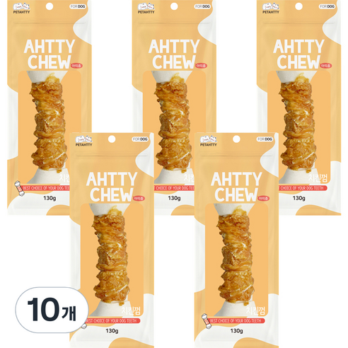 강아지 아띠츄 껌 특대형, 치킨, 130g, 10개