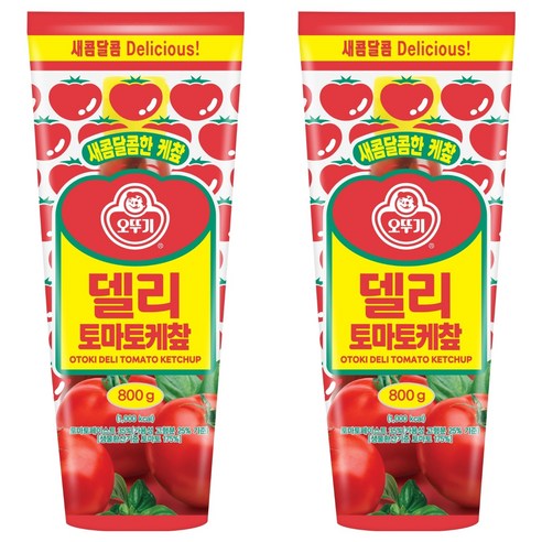 오뚜기 델리 토마토 케찹, 800g, 2개