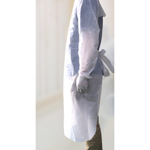 다양한 환경에서 안전하고 편안한 해피락 일회용 비닐가운 방호복