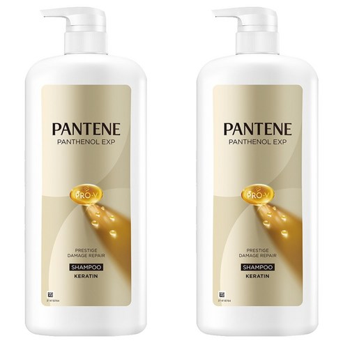 팬틴 프레스티지 데미지 리페어 샴푸, 2개, 1.2L