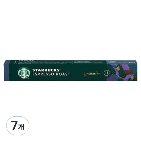 스타벅스 네스프레소 에스프레소 로스트, 5.7g, 10개입, 7개