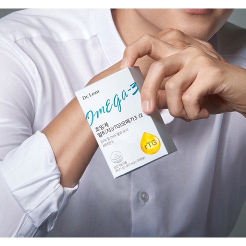 닥터린 초임계 알티지 오메가3 알파 후기 분석 - 박스 측면 정보