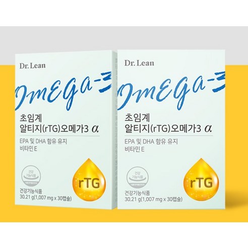 닥터린 초임계 알티지 오메가3 알파 후기 분석 - 유통기한 확인