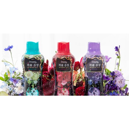 다우니 퍼퓸 쥬얼 자수정 베리 향기부스터 후기 분석 - 2개 세트 상품