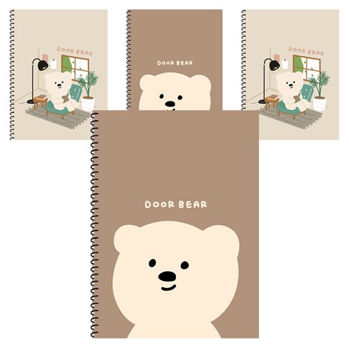 아트모아 두꺼운 연습장 80p, 랜덤발송, 4개
