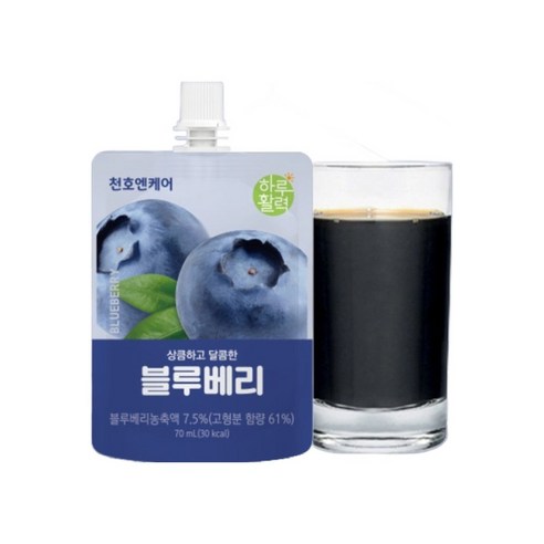 하루활력 상큼하고 달콤한 블루베리즙 70ml, 30개 솔직 후기 | 실사용자 리뷰 분석 - 상품 이미지 2