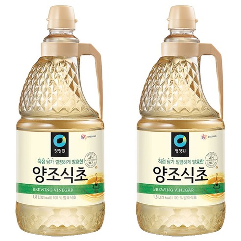 [쿠팡] 청정원 양조식초 1.8L 2개 (2,880원/와우무배)