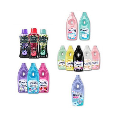 다우니 퍼퓸 쥬얼 자수정 베리 향기부스터 후기 분석 - 제품 뒷면 설명서