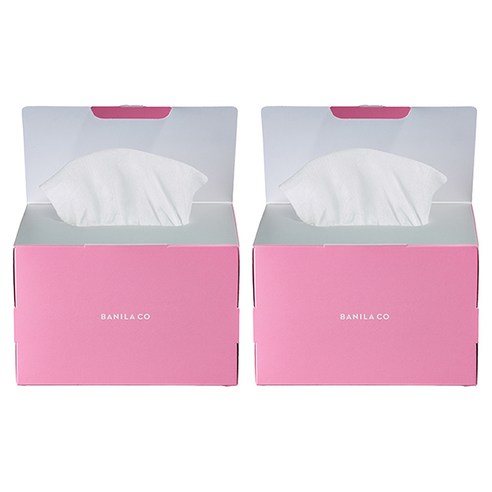 바닐라코 쏙쏙 페이셜 티슈 화장솜, 100매입, 2개