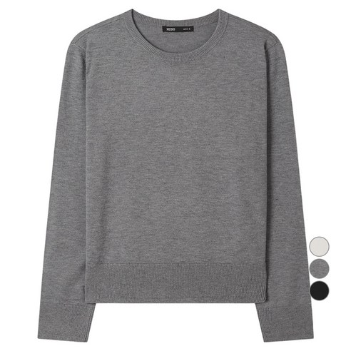 미쏘 여성용 에센셜 라운드넥 풀오버