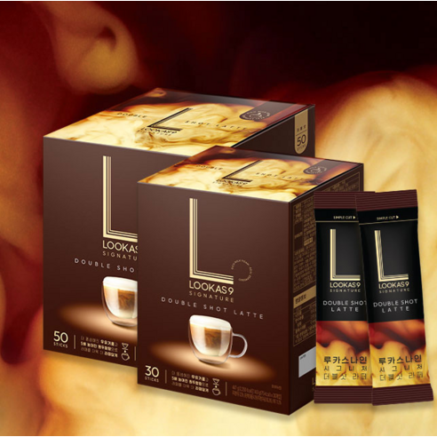 루카스나인 더블샷 라떼의 부드러움