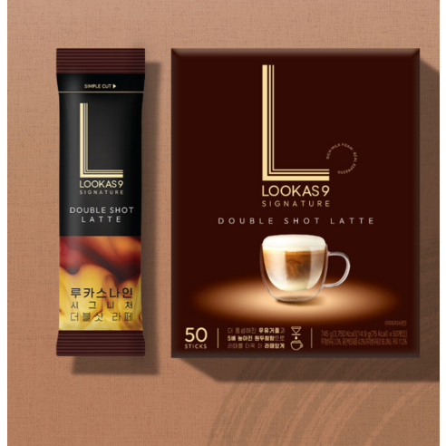 루카스나인 더블샷 라떼의 깊고 진한 맛