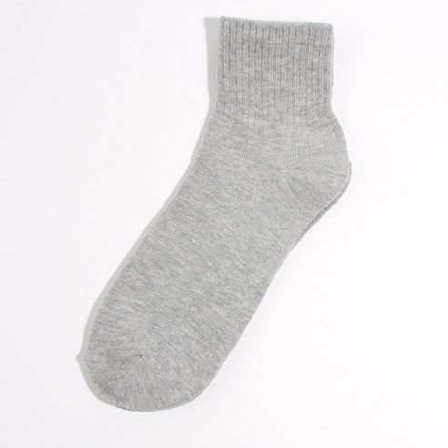 두발로 여성용 커버 무지 중목 밴딩 양말 10켤레 이미지 4