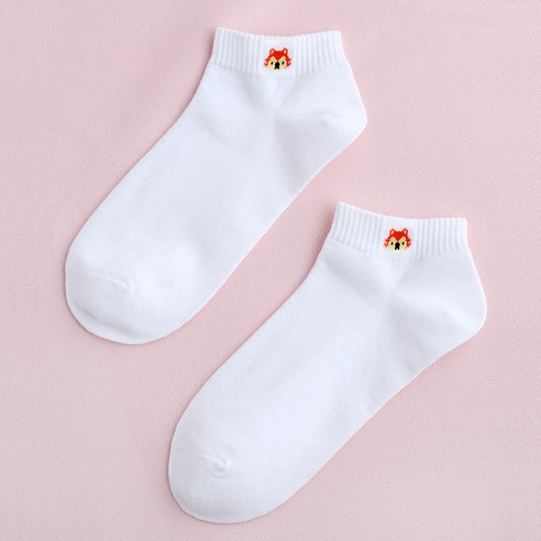 베이스알파에센셜 여성용 캐릭터 스니커즈 양말 10켤레 이미지 2