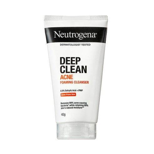 뉴트로지나 딥 클린 여드름 포밍 클렌저, 40g, 1개
