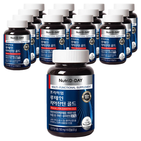 뉴트리디데이 프리미엄 루테인 지아잔틴 골드, 60정, 14개