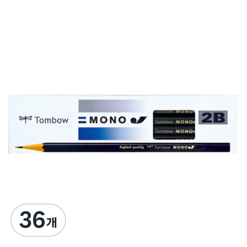 MONO J 미술 연필, 2B, 36개