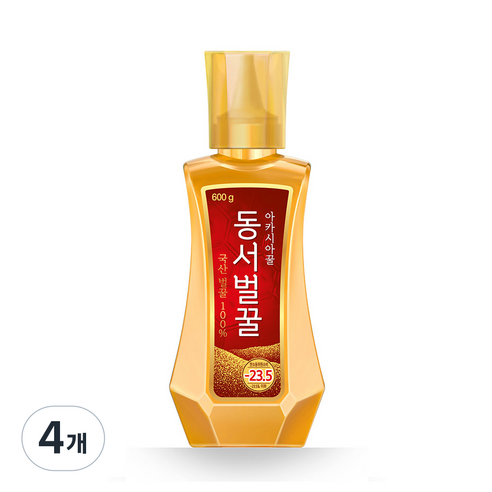 동서 아카시아 벌꿀 600g, 4개 솔직 후기 | 실사용자 리뷰 분석 - 상품 이미지 1