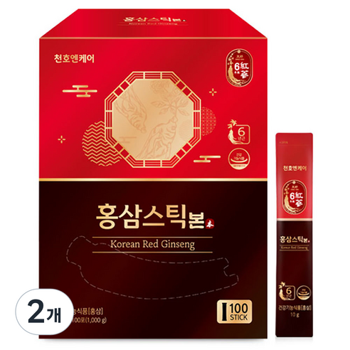 천호엔케어 홍삼스틱 본, 1kg, 2개