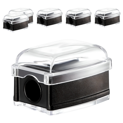 미샤 이지 펜슬 샤프너, 블랙, 6개